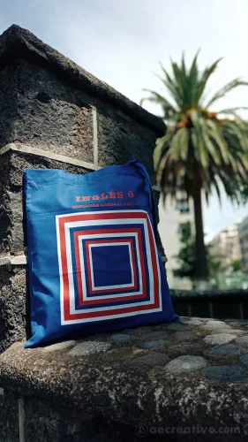 ingles egb Tote bag EGB Inglés en azul