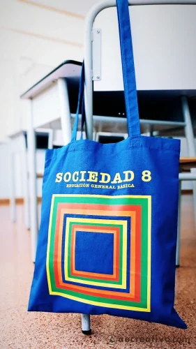 sociales egb Tote bag EGB Sociales en azul
