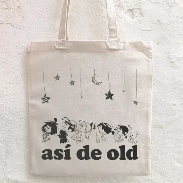 Tote bag Vamos a la cama con los personajes de la Familia Telerin