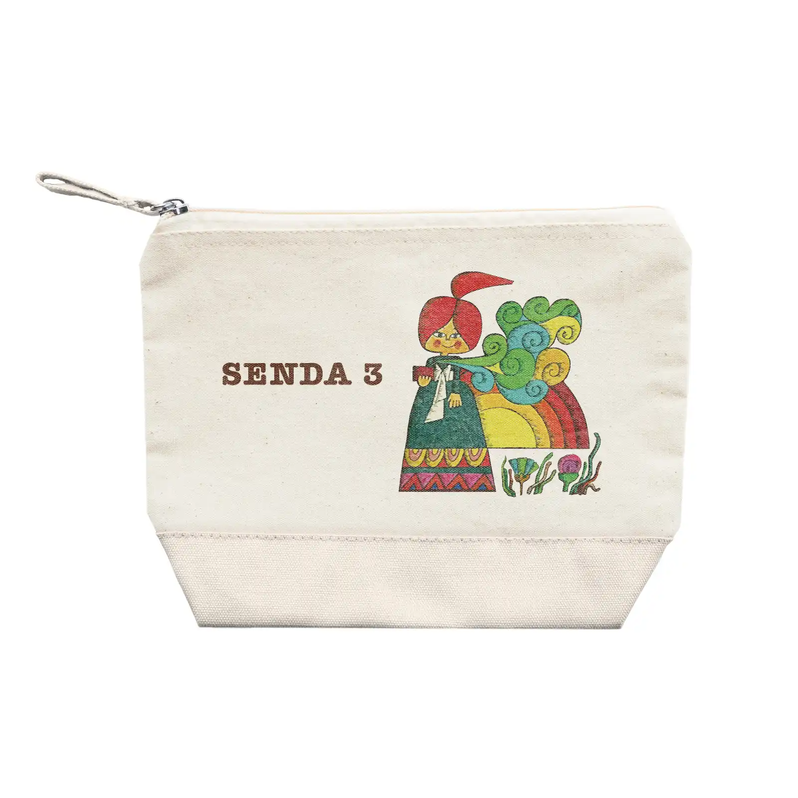 Pack neceser color crudo y Tote bag de Senda 3 libro de EGB