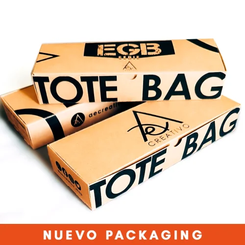 Packaging bolso de tela Educación General Básica (asignaturas de libros)