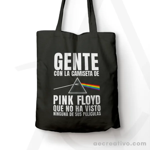 Bolso de tela Gente con la camiseta de Pink Floyd