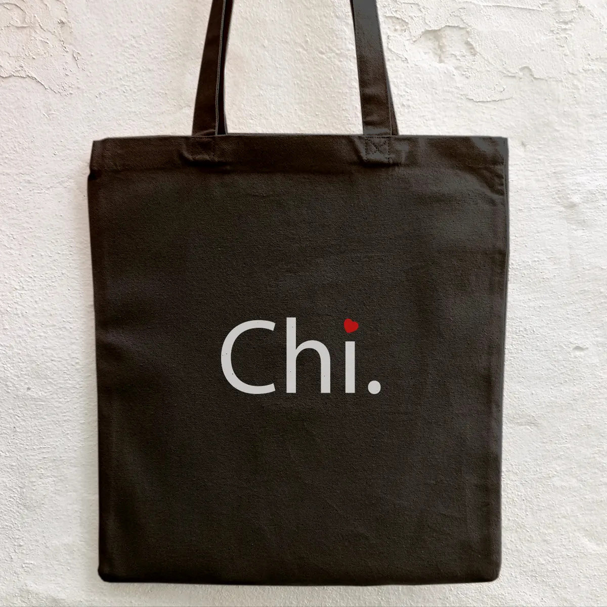 Chi bolso de tela negro