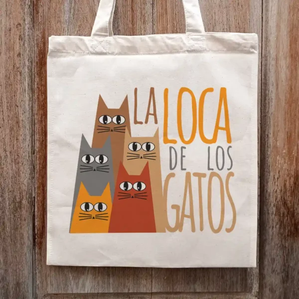 Loca de los gatos tote bag