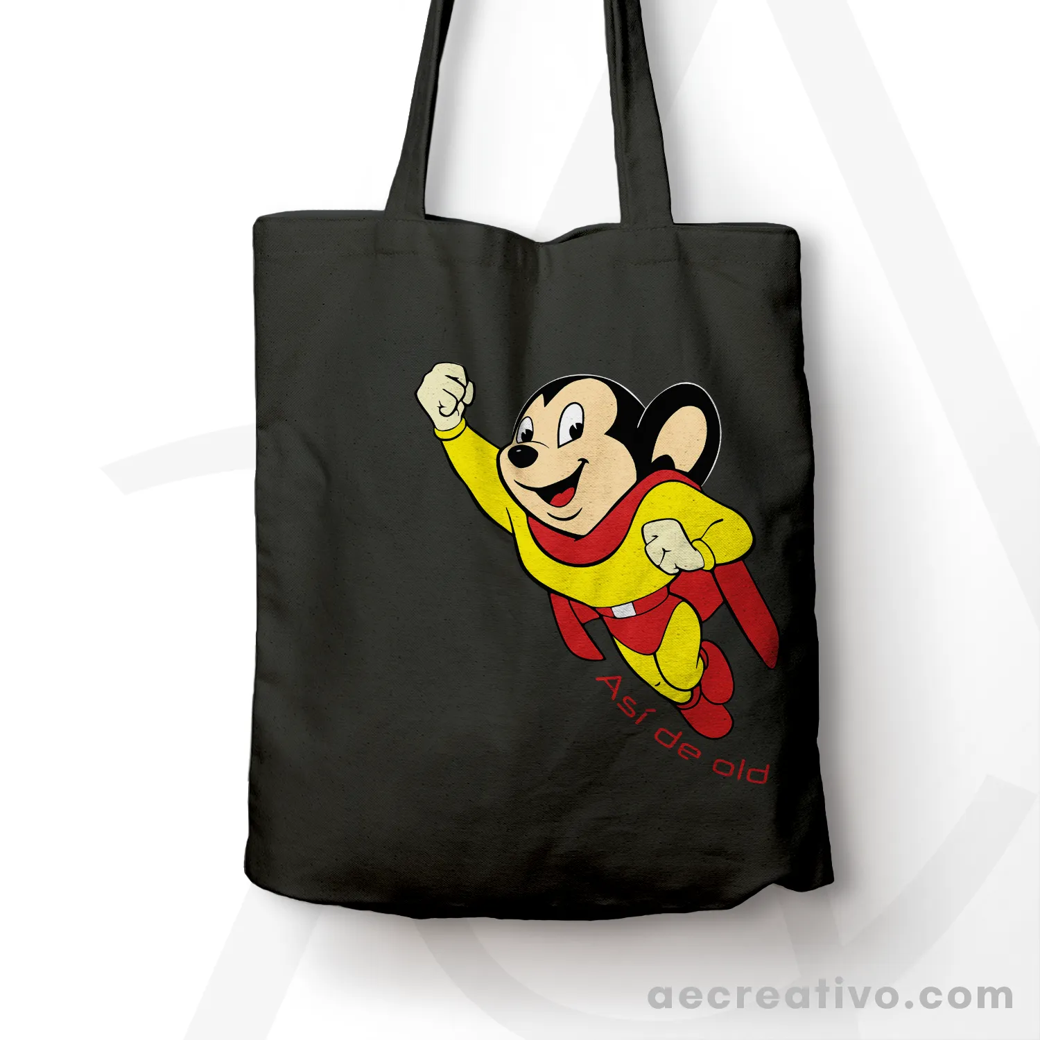 Super Ratón bolso de tela